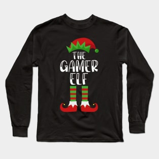 The gamer Elf Funny Family Party Long Sleeve T-Shirt